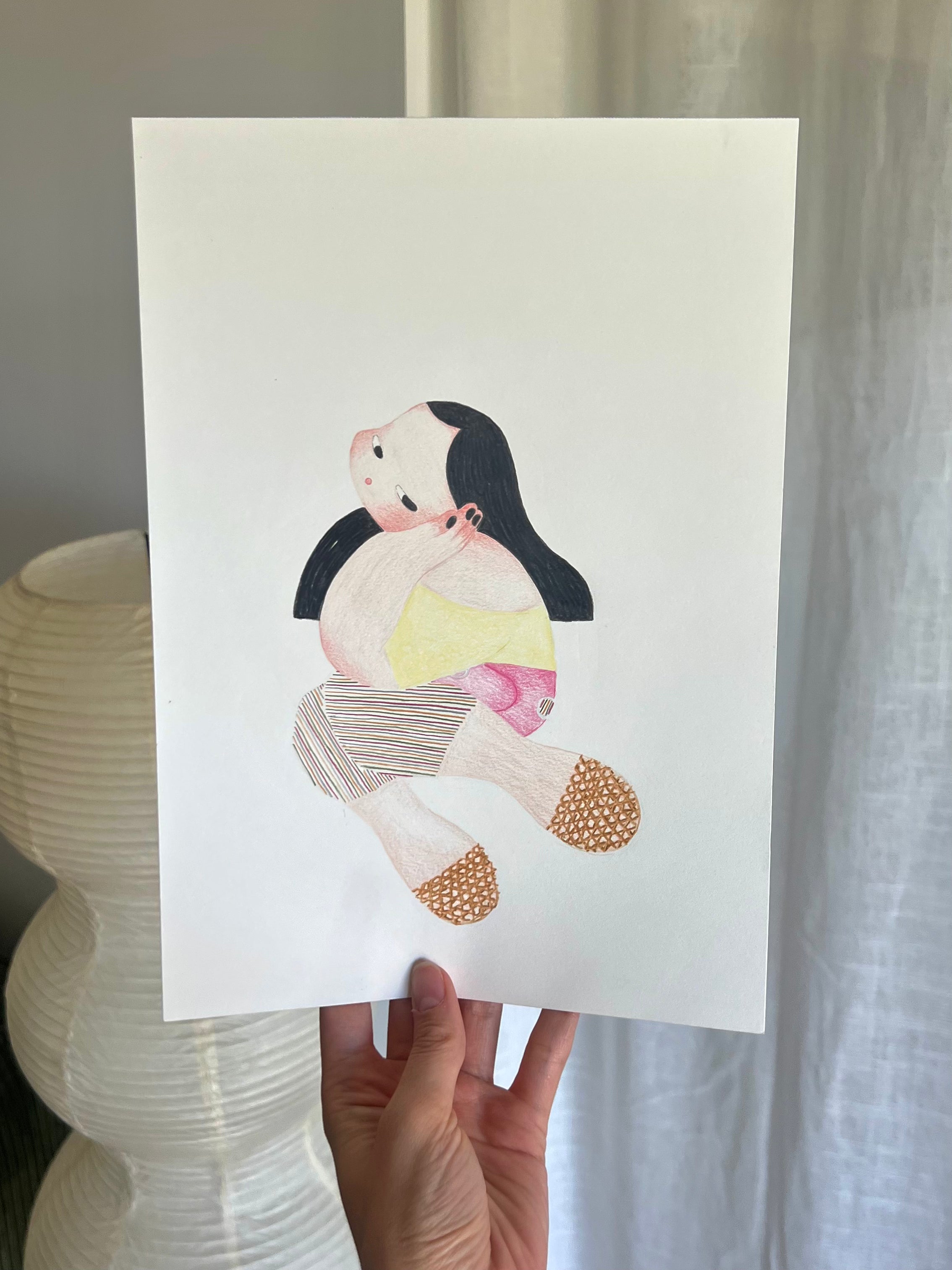 Original artwork "de soslayo"