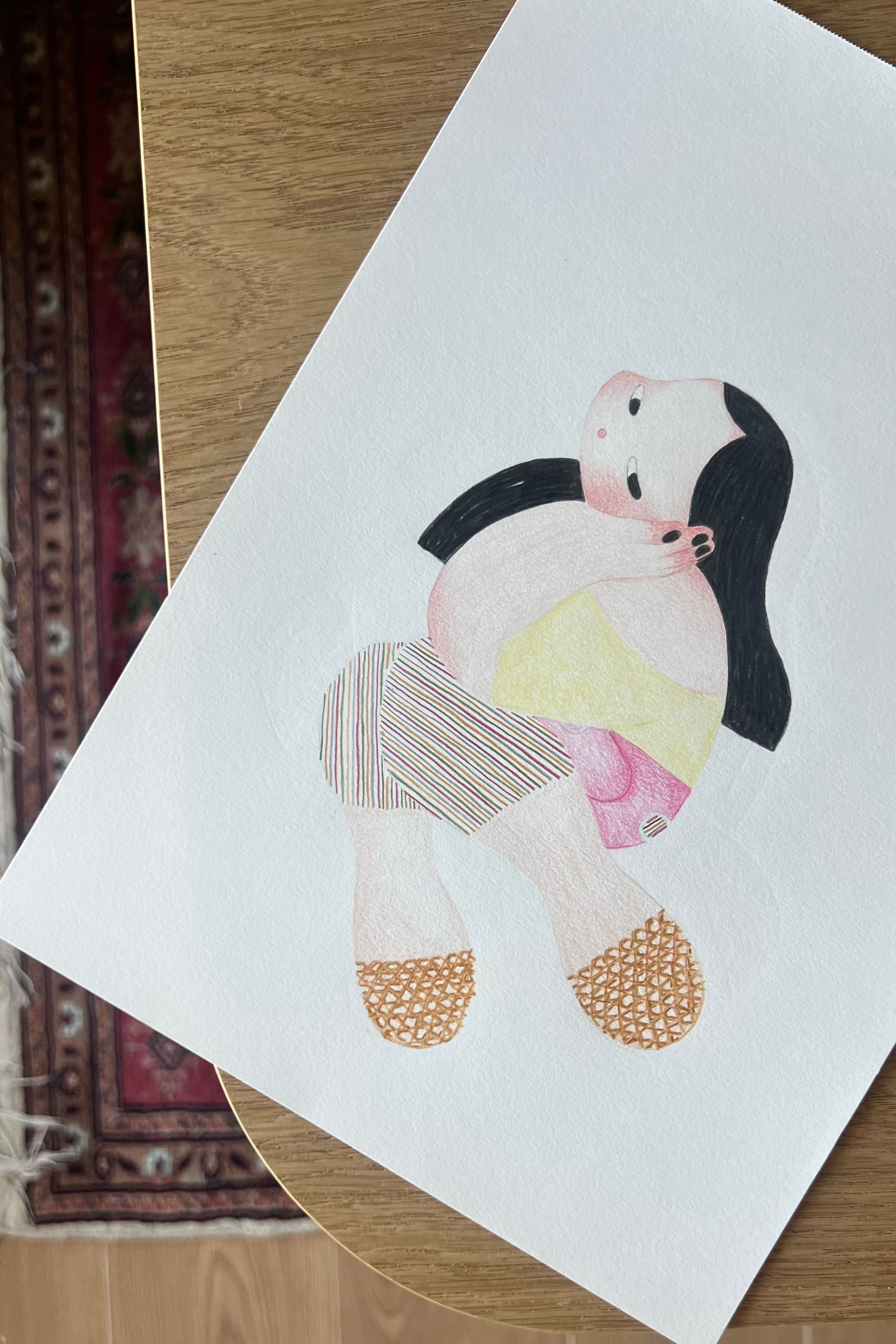 Original artwork "de soslayo"