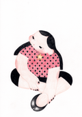 a star and lots of dots